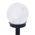 Садовый светильник на солнечной батарее «Малый шар», 10 × 32 × 10 см, 1 LED, свечение белое 1221881 - фото 16953697