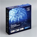 Световой шнур Luazon Lighting 10 мм, IP65, 5 м, 24 LED/м, 220 В, 8 режимов, свечение синее 1589820 - фото 16953968