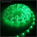 Световой шнур Luazon Lighting 10 мм, IP65, 5 м, 24 LED/м, 220 В, 8 режимов, свечение зелёное 1589821 - фото 16953969