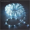 Световой шнур Luazon Lighting 10 мм, IP65, 10 м, 24 LED/м, 220 В, 8 режимов, свечение белое 1589825 - фото 16954009