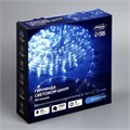 Световой шнур Luazon Lighting 10 мм, IP65, 20 м, 24 LED/м, 220 В, 8 режимов, свечение синее 1589834 - фото 16954054