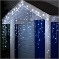 Гирлянда «Бахрома» 3 × 0.9 м, IP44, УМС, белая нить, 232 LED, свечение белое, 220 В 2361653 - фото 16954993