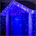 Гирлянда «Бахрома» 3 × 0.9 м, IP44, УМС, тёмная нить, 232 LED, свечение синее, 220 В 2361656 - фото 16955012