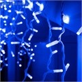 Гирлянда "Бахрома" 3 х 0.6 м , IP65, УМС, белая нить каучук, 108 LED, свечение синее, 220 В 2361660 - фото 16955028