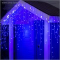 Гирлянда «Бахрома» 3 × 0.9 м, IP44, УМС, белая нить, 232 LED, свечение синее, 220 В 2361652 - фото 16955227
