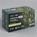 Гирлянда «Бахрома» 3 × 0.9 м, IP44, УМС, тёмная нить, 232 LED, свечение тёплое белое, 220 В 2361658 - фото 16955238