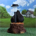 Садовый фонарь "Три ежа на пне с фонарем" 34х26см 3622924 - фото 16956017