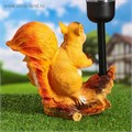 Садовый фонарь "Белка с орешком под фонарем" 24х24см 3622928 - фото 16956030