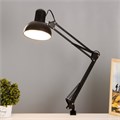 Лампа настольная на шарнире 800 "Крус, чёрная" E27 40W RISALUX 2835499 - фото 16957082
