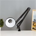 Лампа настольная на шарнире 800 "Крус, чёрная" E27 40W RISALUX 2835499 - фото 16957084