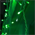 Гирлянда «Бахрома» 3 × 0.6 м, IP44, УМС, белая нить, 160 LED, свечение зелёное, мерцание белым, 220 В 3584174 - фото 16957613