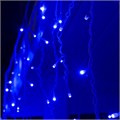 Гирлянда «Бахрома» 3 × 0.6 м, IP44, УМС, белая нить, 160 SMD-LED, свечение синее, 220 В 3584185 - фото 16957666