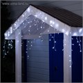 Гирлянда «Бахрома» 4 × 0.6 м, IP44, прозрачная нить, 180 LED, свечение белое, мерцание белым, 220 В 3584219 - фото 16958009