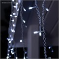 Гирлянда «Бахрома» 4 × 0.6 м, IP44, белая нить, 180 LED, свечение белое, мерцание белым, 220 В 3584221 - фото 16958024