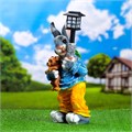 Садовый фонарь "Заяц с фонармком и игрушкой" 27х24х52см 4203372 - фото 16959027 Садовый фонарь "Заяц с фонармком и игрушкой" 27х24х52см 4203372 - фото 16959027