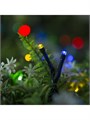 Гирлянда «Нить» 10 м, IP44, тёмная нить, 100 LED, свечение мульти, 2 режима, солнечная батарея 4137003 - фото 16959537