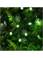 Гирлянда «Нить» 10 м, IP44, тёмная нить, 100 LED, свечение зелёное, 2 режима, солнечная батарея 4137007 - фото 16959549