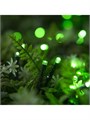 Гирлянда «Нить» 10 м, IP44, тёмная нить, 100 LED, свечение зелёное, 2 режима, солнечная батарея 4137007 - фото 16959552