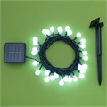 Гирлянда «Нить» 4.5 м с насадками «Шарики», IP44, тёмная нить, 30 LED, свечение белое, 2 режима, солнечная батарея 4137038 - фото 16959601