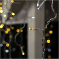 Гирлянда «Бахрома» 3 × 0.6 м, IP44, УМС, прозрачная нить, 160 LED, свечение тёплое белое, мерцание белым, 220 В 4356983 - фото 16961251