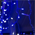 Гирлянда «Бахрома» 3 × 0.6 м, IP44, УМС, прозрачная нить, 160 LED, свечение синее, мерцание белым, 220 В 4356984 - фото 16961257