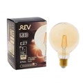 Лампа светодиодная REV LED FILAMENT VINTAGE, G95, E27, 7 Вт, 2700 K, шар, теплый свет 4652664 - фото 16961456