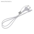 Шнур сетевой Ecola LED linear, для светильника T5 с вилкой, 1 м 4661616 - фото 16961603