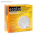 Светильник встраиваемый Ecola 5355, GX53, IP20, 220 В, 25x106 мм, круглый, белый 4661673 - фото 16961612