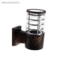 Светильник настенный Luazon Lighting 1хE27х60 Вт "Модерн", пластик, вверх, бронза 4597916 - фото 16962563