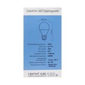 Лампа cветодиодная Smartbuy, E27, A65, 20 Вт, 6000 К, холодный белый свет 4871974 - фото 16962836
