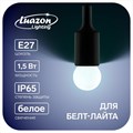 Лампа светодиодная Luazon Lighting, G45, Е27, 1.5 Вт, для белт-лайта, белая, наб 20 шт 7871485 - фото 16980373