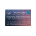 Лампа светодиодная Luazon Lighting, G45, Е27, 1.5 Вт, для белт-лайта, синяя, наб 20 шт 7871489 - фото 16980407