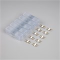 Набор коннекторов Luazon Lighting для гибкого неона 16 мм, 5 штук 9143275 - фото 16983831