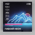 Гибкий неон Luazon Lighting 6 × 12 мм, IP65, 5 м, SMD2835, 120 LED/м, 12 В, свечение розовое 9100128 - фото 16985287