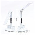 Часы-лампа  электронные: календарь, термометр, LED, 3 режима, USB, 32 x 12  x 17 см 9228164 - фото 16986174