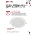 Панель светодиодная IN HOME RLP-VC, 36 Вт, 230 В, 4000 К, 2880 Лм, 220 мм, круглая, белая 9527916 - фото 16988974