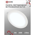 Панель светодиодная IN HOME RLP-VC, 36 Вт, 230 В, 6500 К, 2880 Лм, 220 мм, круглая, белая 9527917 - фото 16988985