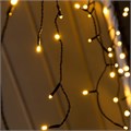 Гирлянда «Бахрома» 3 × 0.6 м, IP44, УМС, тёмная нить, 100 LED, свечение тёплое белое, мерцание, 24 В 9891721 - фото 17003970