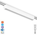 Светильник трековый SLIM "Линия-33" LED 18Вт 3000K-6000К 48V CRI90 белый 3,2х3,8х33,8см 9909427 - фото 17009147
