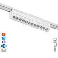 Светильник трековый SLIM "Книжка-22" LED 12Вт 3000K-6000К 48V CRI90 белый 3,2х3,8х22,8см 9909439 - фото 17009288