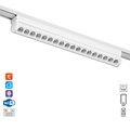 Светильник трековый SLIM "Книжка-33" LED 18Вт 3000K-6000К 48V CRI90 белый 3,2х3,8х33,6см 9909441 - фото 17009316