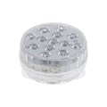 Светильник подводный с ПДУ, 13 LED, 4 Вт, IP68, RGB, таймер, от батареек 3*AAA (не в компл.)   99494 9949478 - фото 17013674