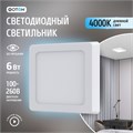 Светодиодный светильник накладной квадратный "ФОТОН" CLO- 6W4000K-S 10611881 - фото 17017044