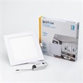 Светодиодный светильник встраиваемый квадратный "ФОТОН" CLI-12W2700K-S 10611889 - фото 17017052