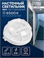 Светильник ЖКХ светодиодный, 8 Вт, IP54, 6500K, 220 В, пластик, белый 10698439 - фото 17021227
