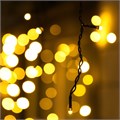 Гирлянда «Бахрома» 6 × 0.7 м, IP44, УМС, тёмная нить, 120 LED, свечение тёплое белое, 220 В 10610439 - фото 17023239
