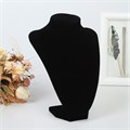 Бюст для украшений, 15,5×10×21 см, h=21см, цвет чёрный 405586 - фото 17038121