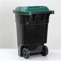 Мусорный бак «Садовый», 65 л, на колёсиках, цвет микс 1332680 - фото 17038640