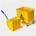 Ведро с механическим отжимом на колёсах, 20 л 1427984 - фото 17038831