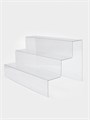 Горка 3 ступеньки, 57,5 х 29,5 х 30 см, оргстекло 3 мм, В ЗАЩИТНОЙ ПЛЁНКЕ 1564773 - фото 17038941